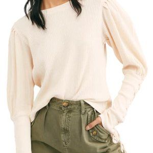 New Free People Tasha Thermal Top Size XL